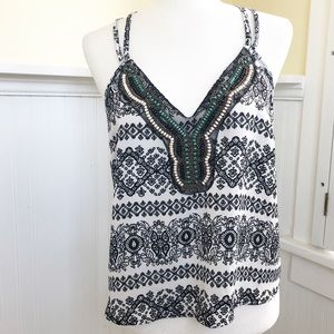 5/$25🔅Charlotte Russe Beaded Strappy Tank